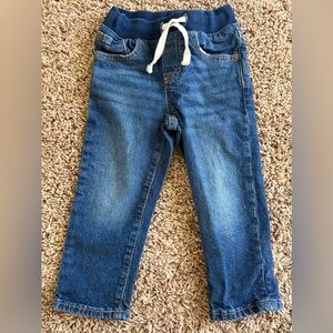 GAP Baby Denim Jeans | Elastic Waist | Slim Fit | 2 Years